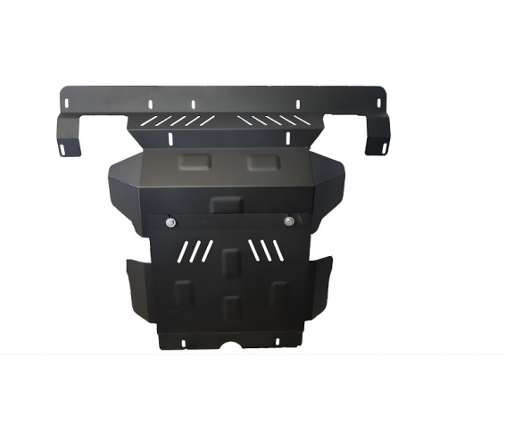 Steel sump guard for the protection of the engine and the radiator for Toyota Hilux