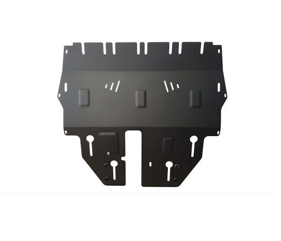 Steel sump guard for Skoda Fabia 3