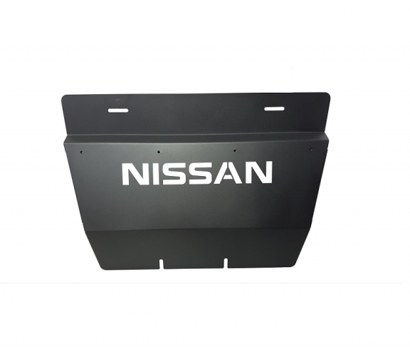 Steel radiator guard for Nissan Navara D40