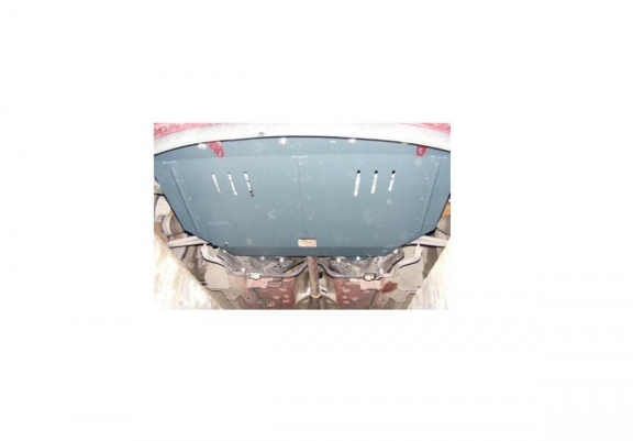 Steel sump guard for Peugeot 206