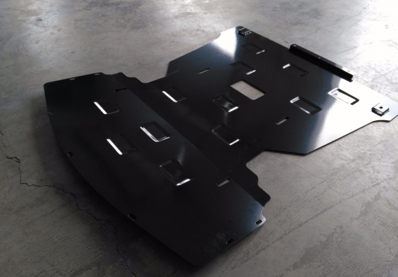 Steel sump guard for BMW Seria 3 E90/91/92