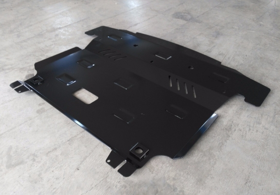 Steel sump guard for Hyundai Santa Fe