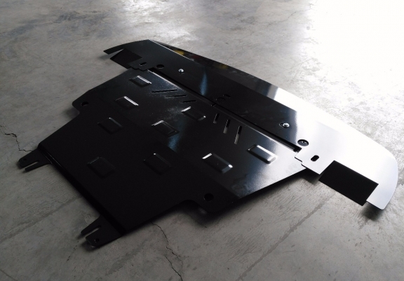 Steel sump guard for Fiat Talento