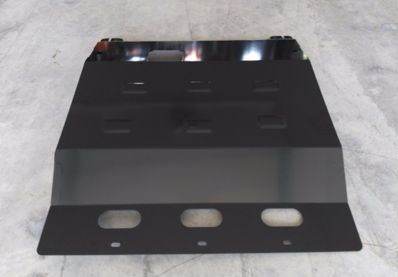 Steel sump guard for Peugeot Boxer