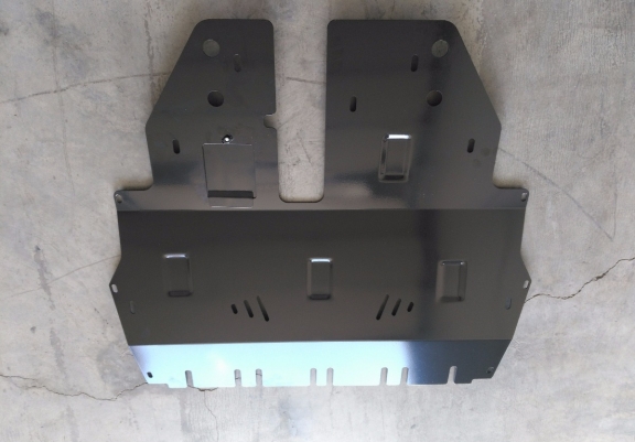 Steel sump guard for Skoda Fabia 3