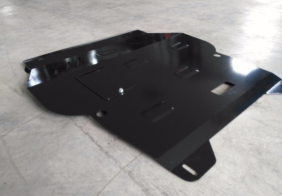 Steel sump guard for VW Bora