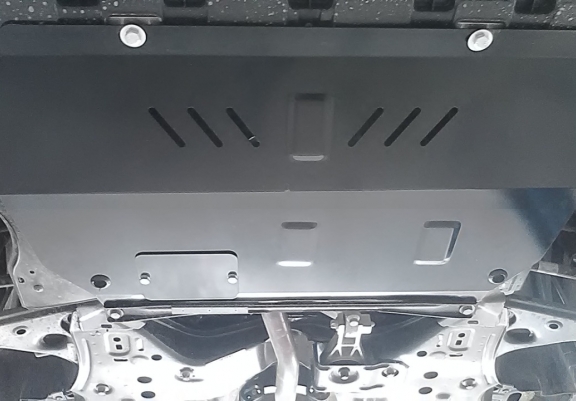 Steel sump guard for Vauxhall Corsa E