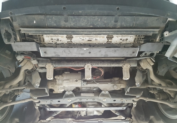 Steel sump guard for BMW Seria 1 F20/F21