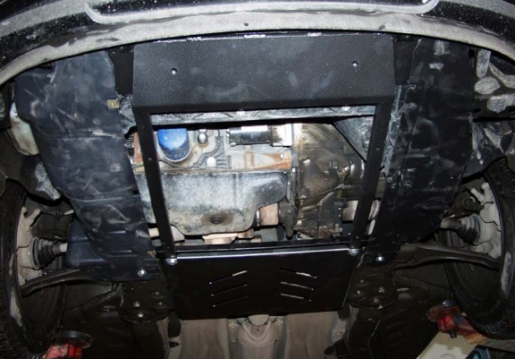 Steel sump guard for Fiat Stilo