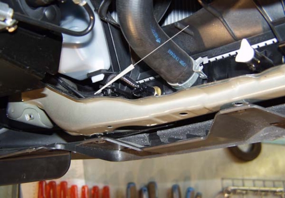 Steel sump guard for Honda Civic (hayon)