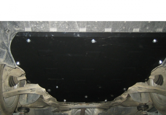 Steel sump guard for Volvo V40