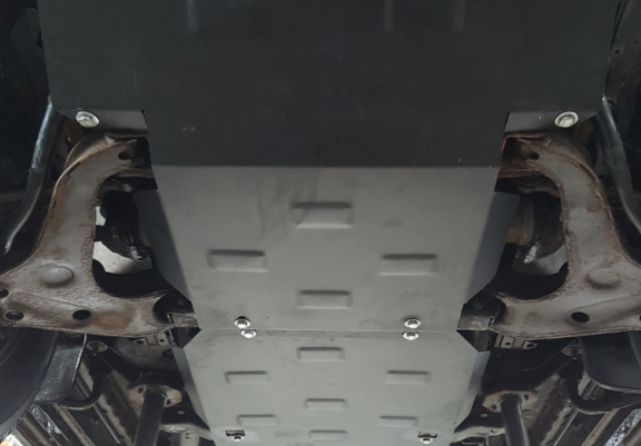 Steel gearbox and differential guard for Mitsubishi Shogun Sport 1