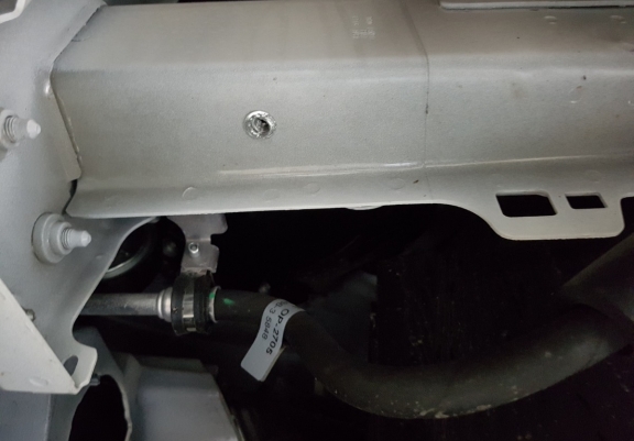 Steel sump guard for Fiat Tipo