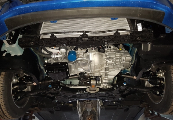 Steel sump guard for  Hyundai Elantra
