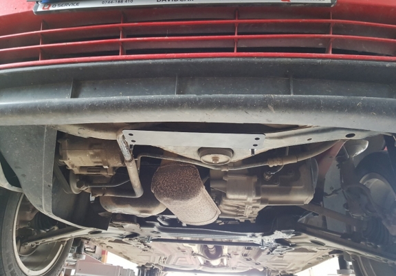 Steel sump guard for Seat Inca