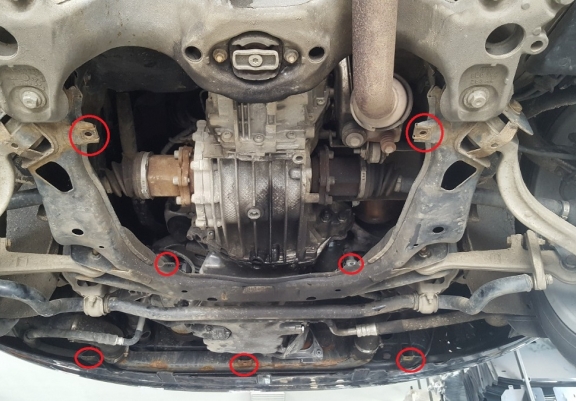 Steel sump guard for Audi A4  B7 All Road