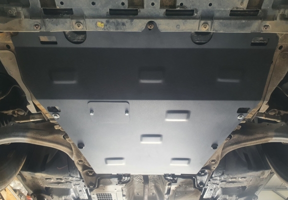 Steel sump guard for the protection of the engine and the gearbox for Renault Clio 4