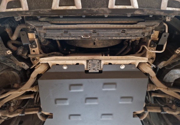 Steel sump guard for Mercedes GLC X253
