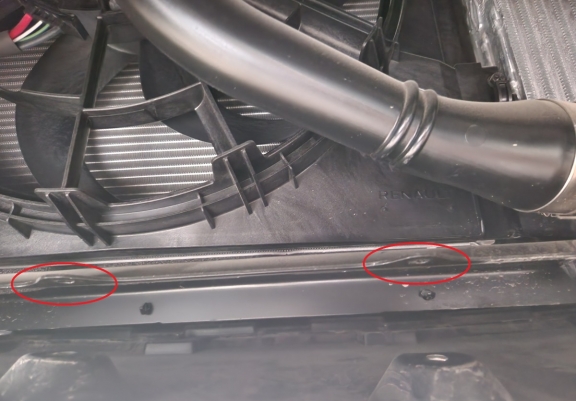 Steel sump guard for Renault Austral