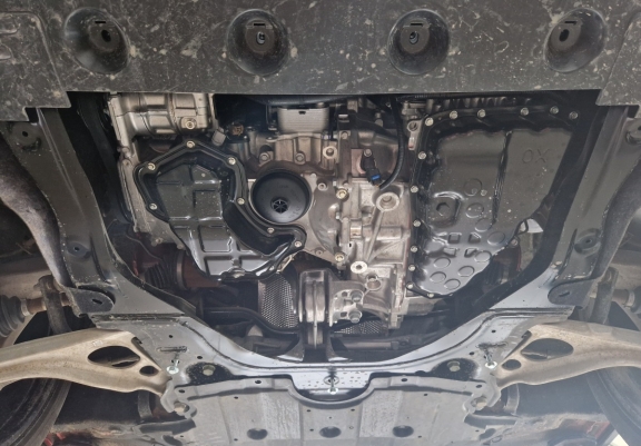 Steel sump guard for Renault Austral