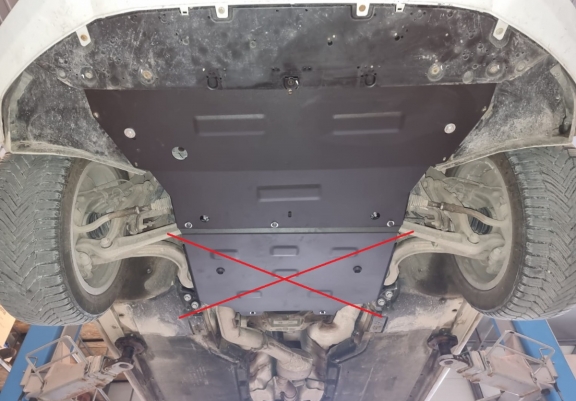 Steel sump guard for Audi A4  B9 All Road