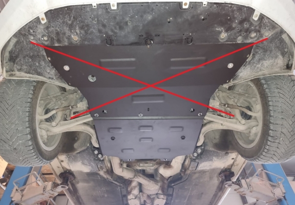 Steel gearbox guard for Audi A4 B9 All Road
