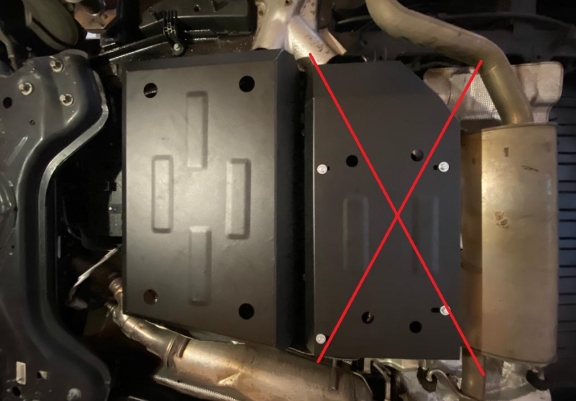 Steel fuel tank guard  for Peugeot Boxer