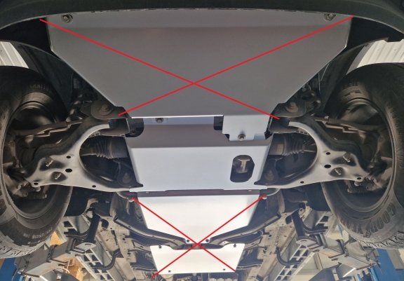 Steel sump guard for Volkswagen Amarok 2 