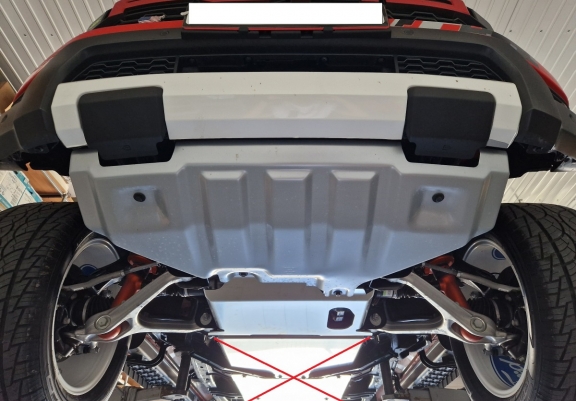 Steel sump guard for Volkswagen Amarok 2 