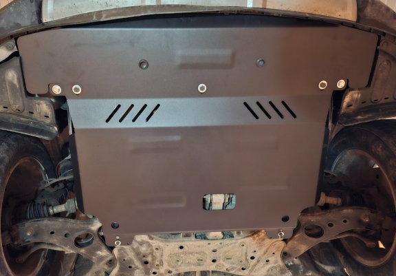 Steel sump guard for Hyundai Santa Fe