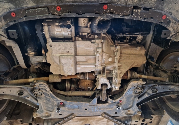 Steel sump guard for Ford Puma