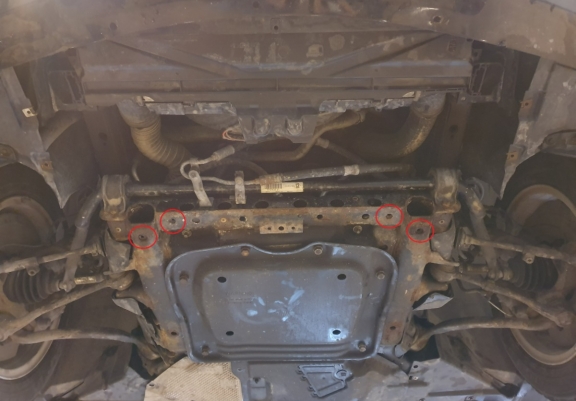 Steel radiator guard for BMW seria 3 - E90