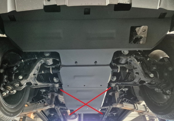 Steel sump guard for Baic Beijing BJ60
