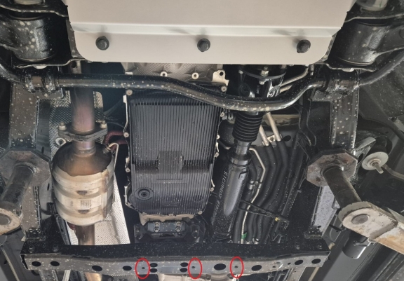 Aluminum gearbox guard for Baic Beijing BJ60