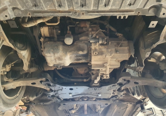 Steel sump guard for Mazda 5