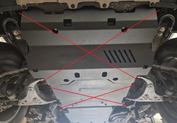 Steel gearbox guard for Toyota Land Cruiser 250