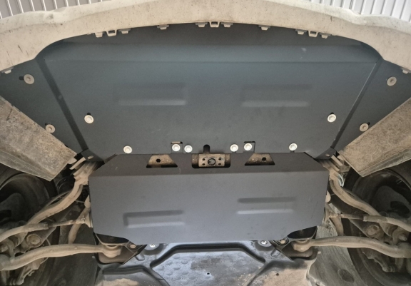 Steel sump guard for Mercedes C-Class W204