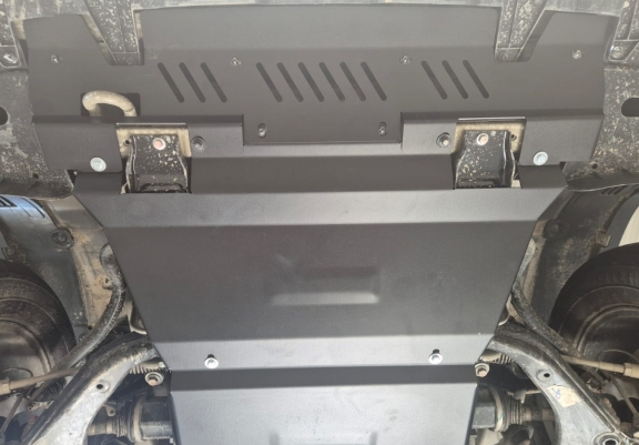 Steel sump guard for the protection of the engine and the radiator for Maxus T60 Max