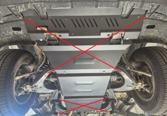 Steel gearbox guard for Maxus T60 Max