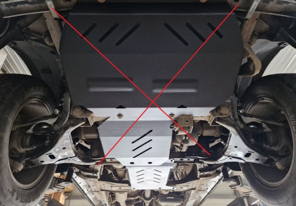 Steel gearbox guard for Ford Ranger
