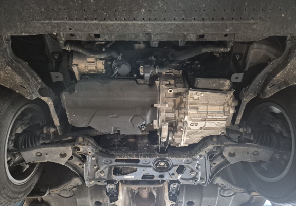 Steel sump guard for Skoda Karoq - manual gearbox