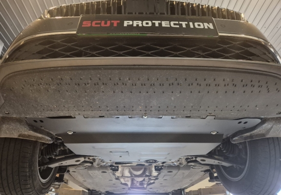 Steel sump guard for Skoda Karoq - manual gearbox