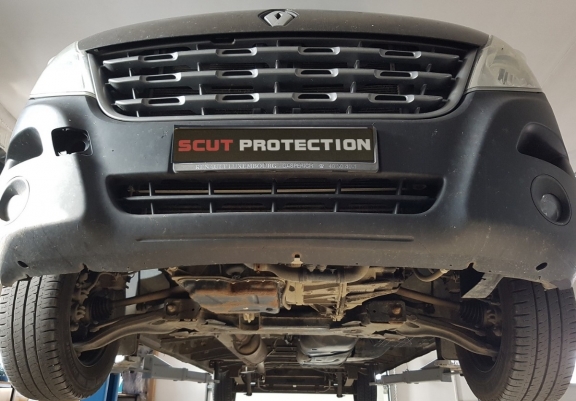 Steel sump guard for Vauxhall Movano B 