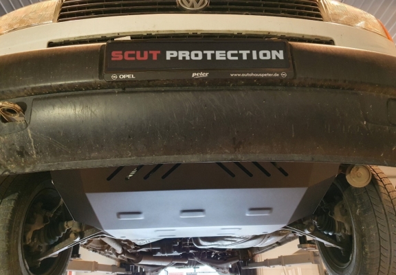 Steel sump guard for VW Transporter T4 Caravelle