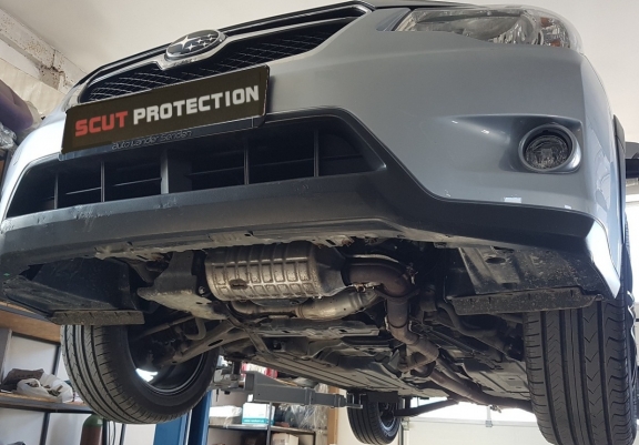 Steel sump guard for Subaru XV
