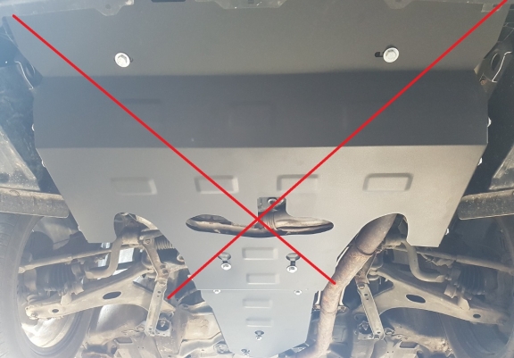 Steel manual gearbox guard Subaru XV