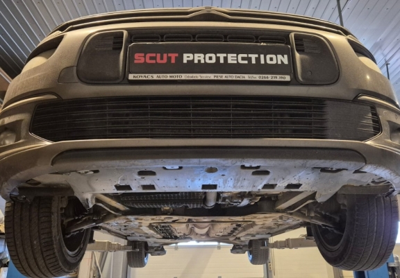 Aluminium  sump guard for Citroen C4