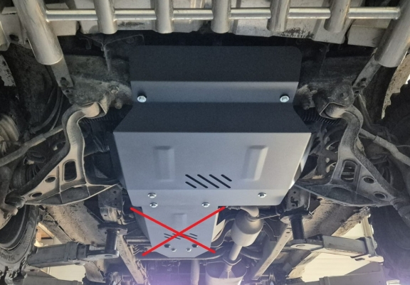 Steel sump guard for Chevrolet Tracker