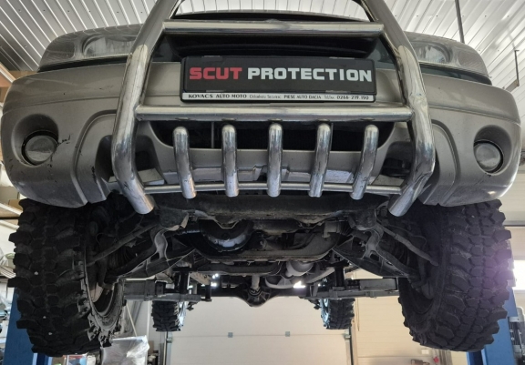 Steel sump guard for Chevrolet Tracker
