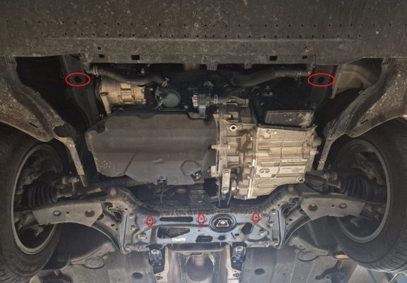 Steel sump guard for Skoda Karoq - automatic gearbox